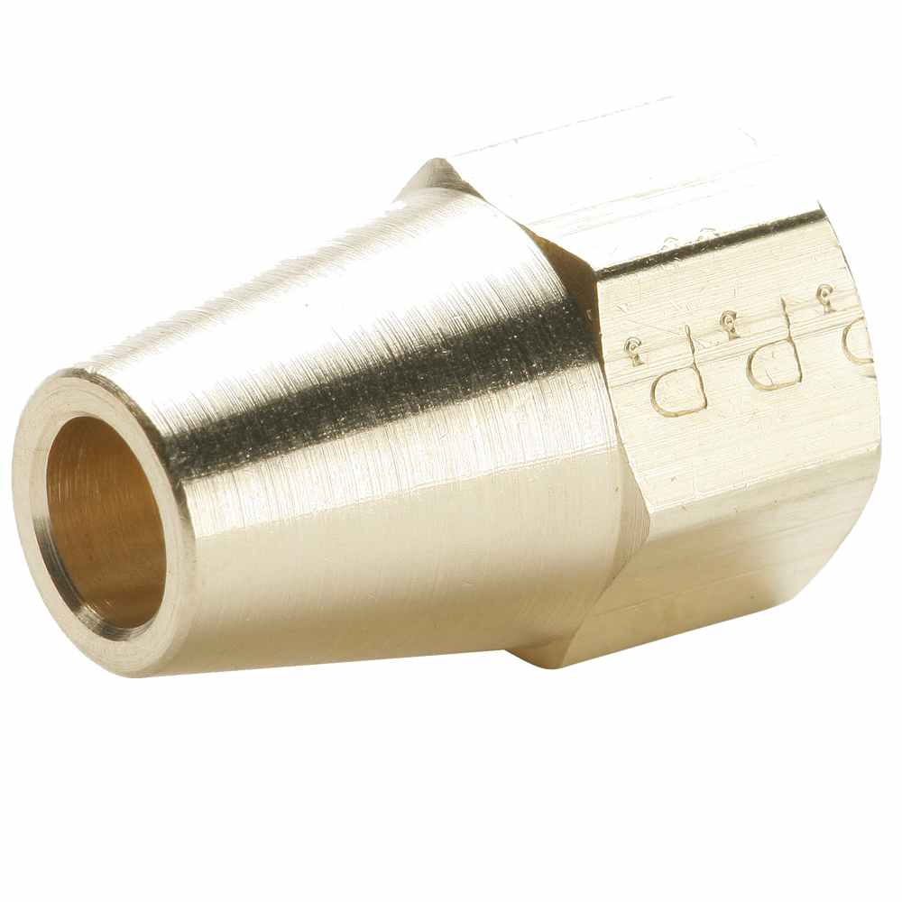 Flare - Long Extruded Nut - Brass 45 Flare Fittings | Depatie Fluid Power